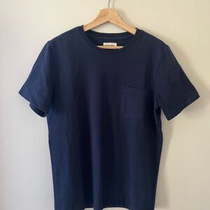 Taylor Stitch Heavy Bag Tee Medium Navy